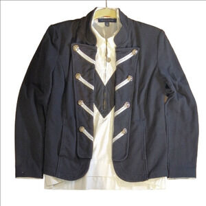 Tommy Hilfiger Black and White Military Jacket